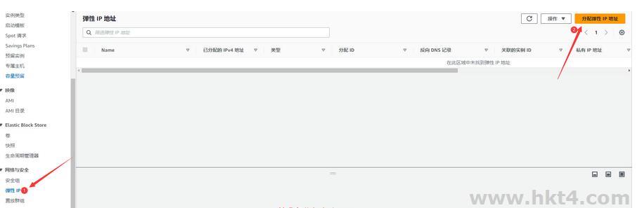 亚马逊ec2配置ip