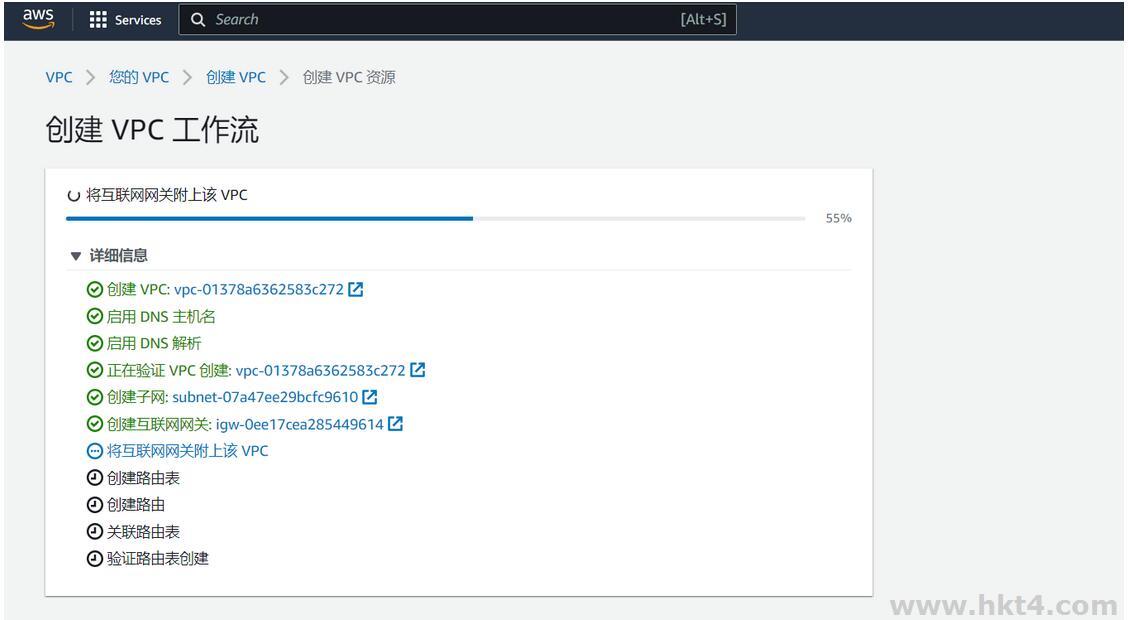 快速创建和设置AWS VPC